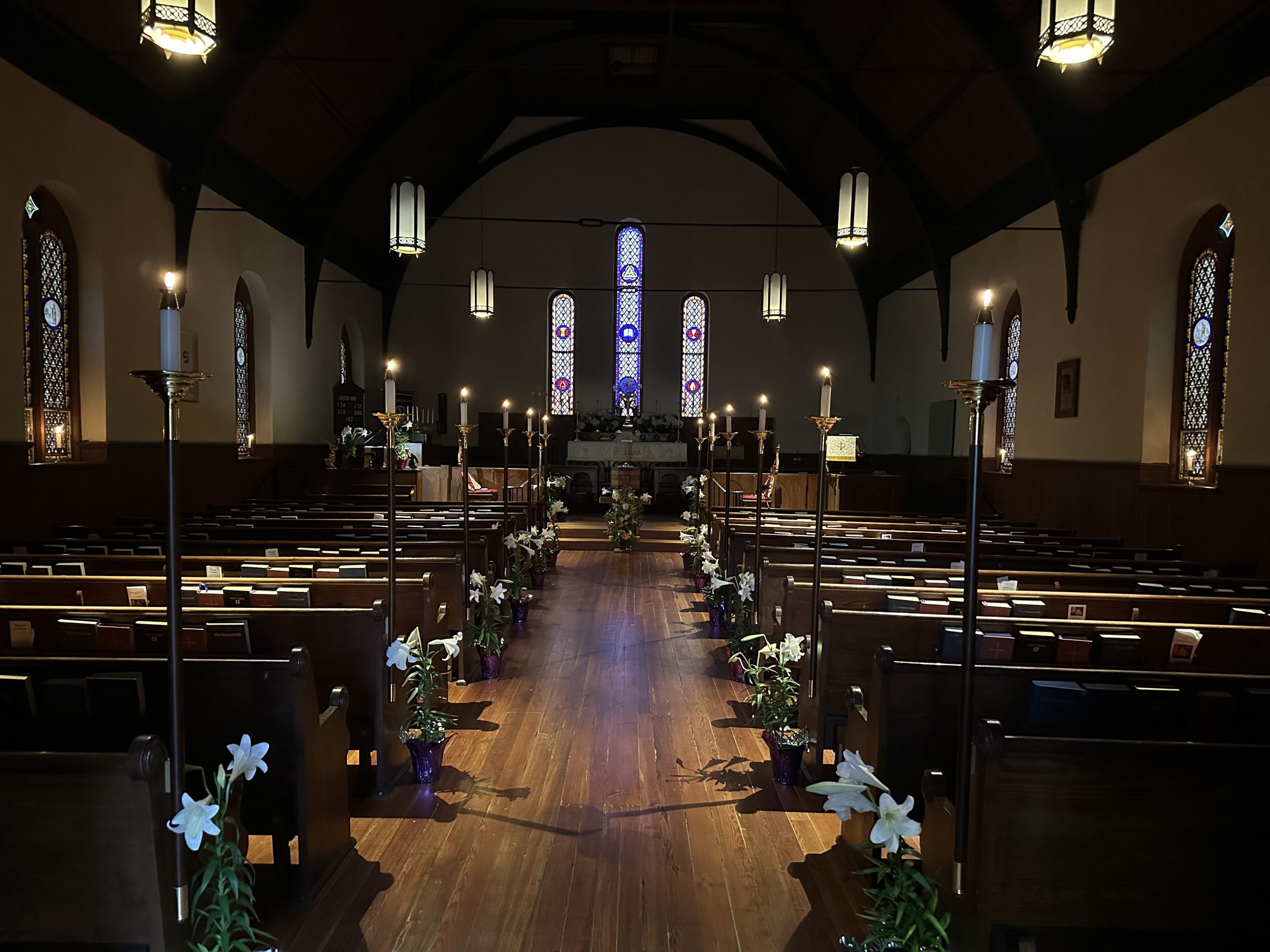 Trinity at Night for the Vigil
